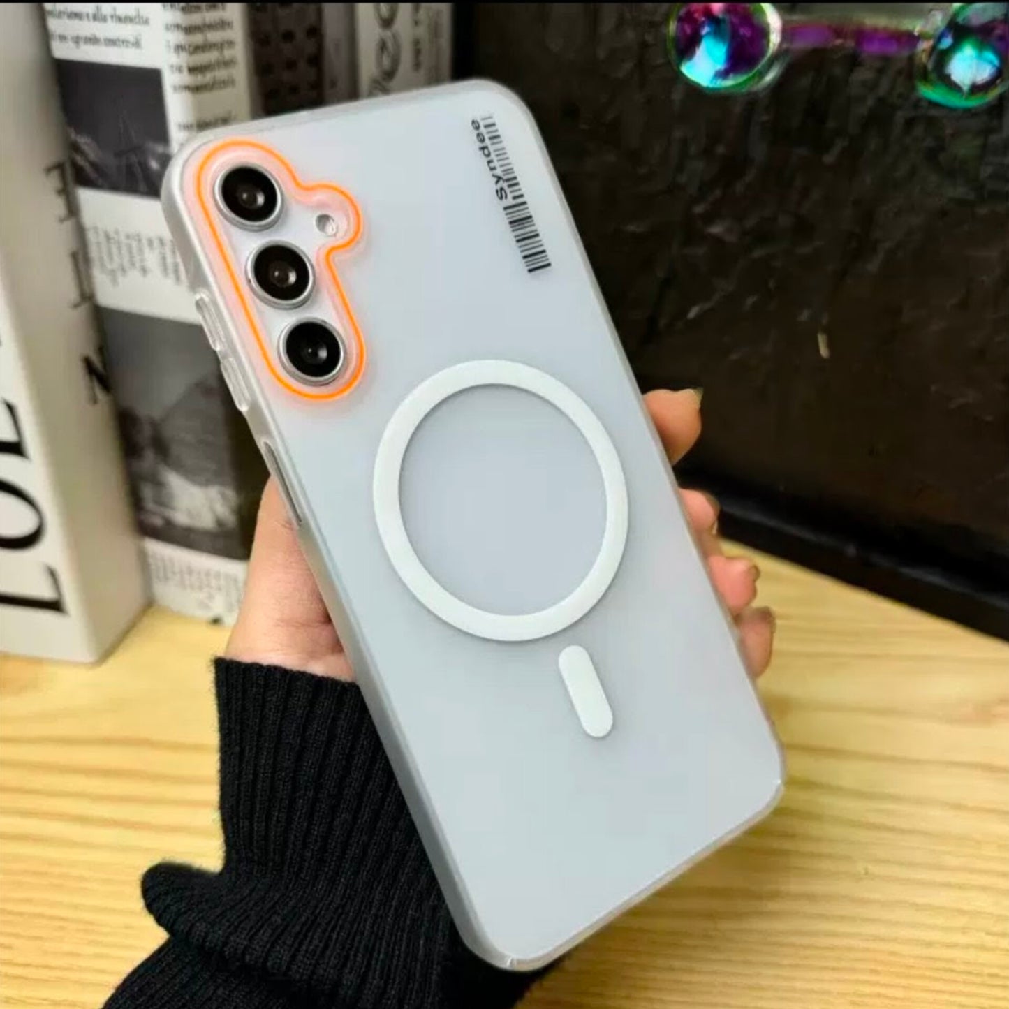 🔥 Magnetic Soft Sand Case for Galaxy S21/S25 Ultra ✨🧲
