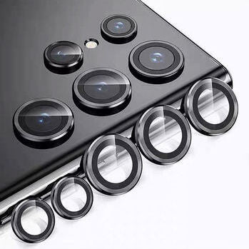 Original Color for samsung galaxy ultra Camera Lens Screen Protector 9H Tempered Glass with Metal Frame Easy Install (Copy)