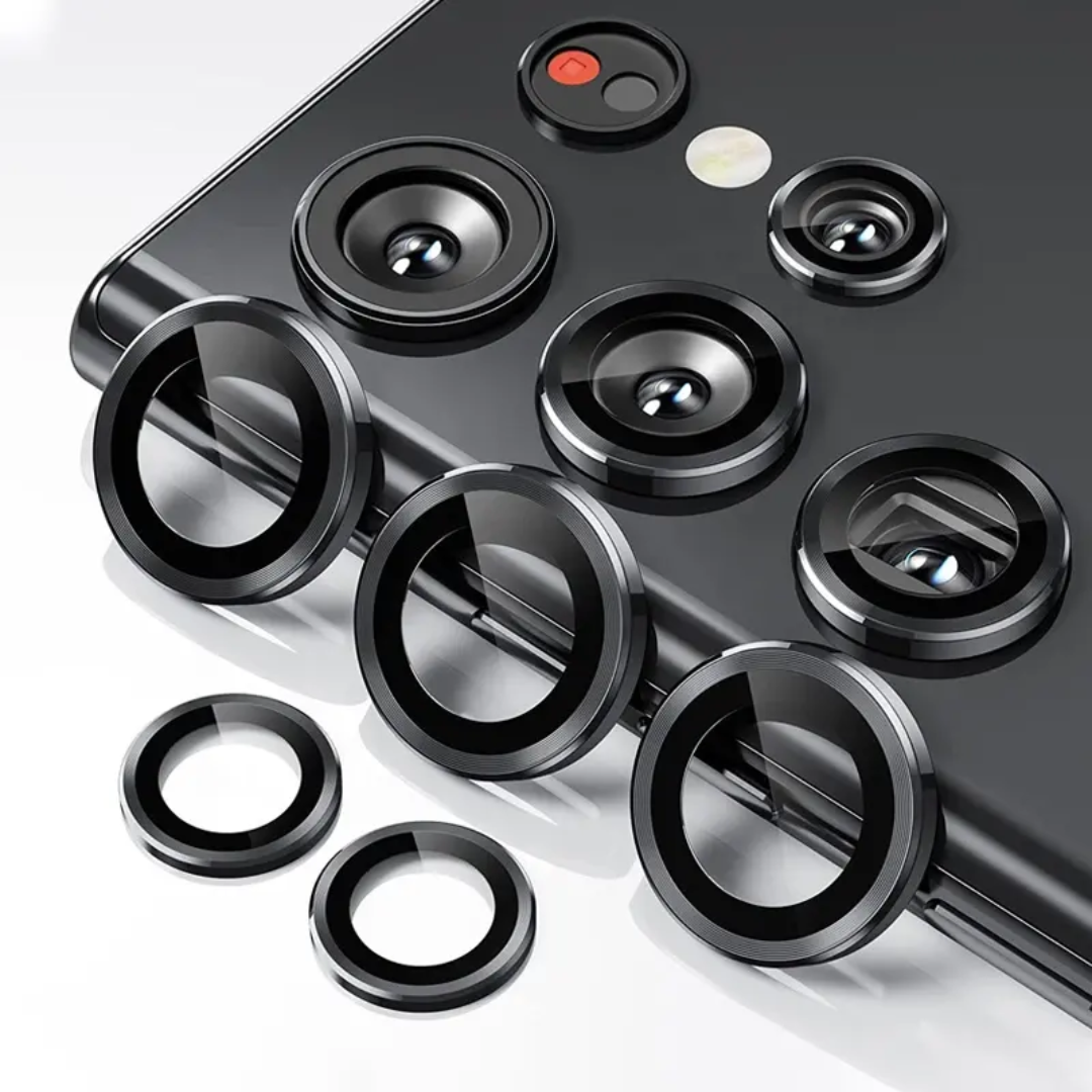Samsung Galaxy Ultra 5G 5PCS Camera Lens Protector Rings Aluminium+Tempered Glass Scratch Resistant