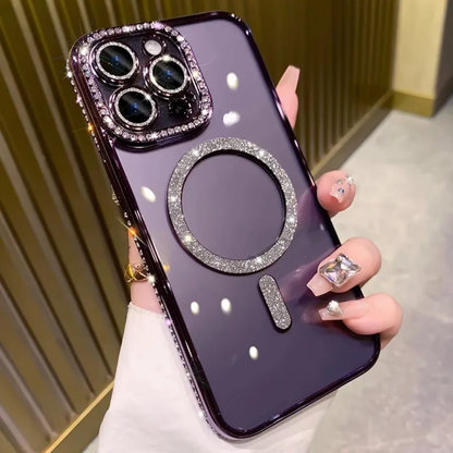 🔥 Luxury Diamond Phone Case for iPhone (11–16 Pro Max)
