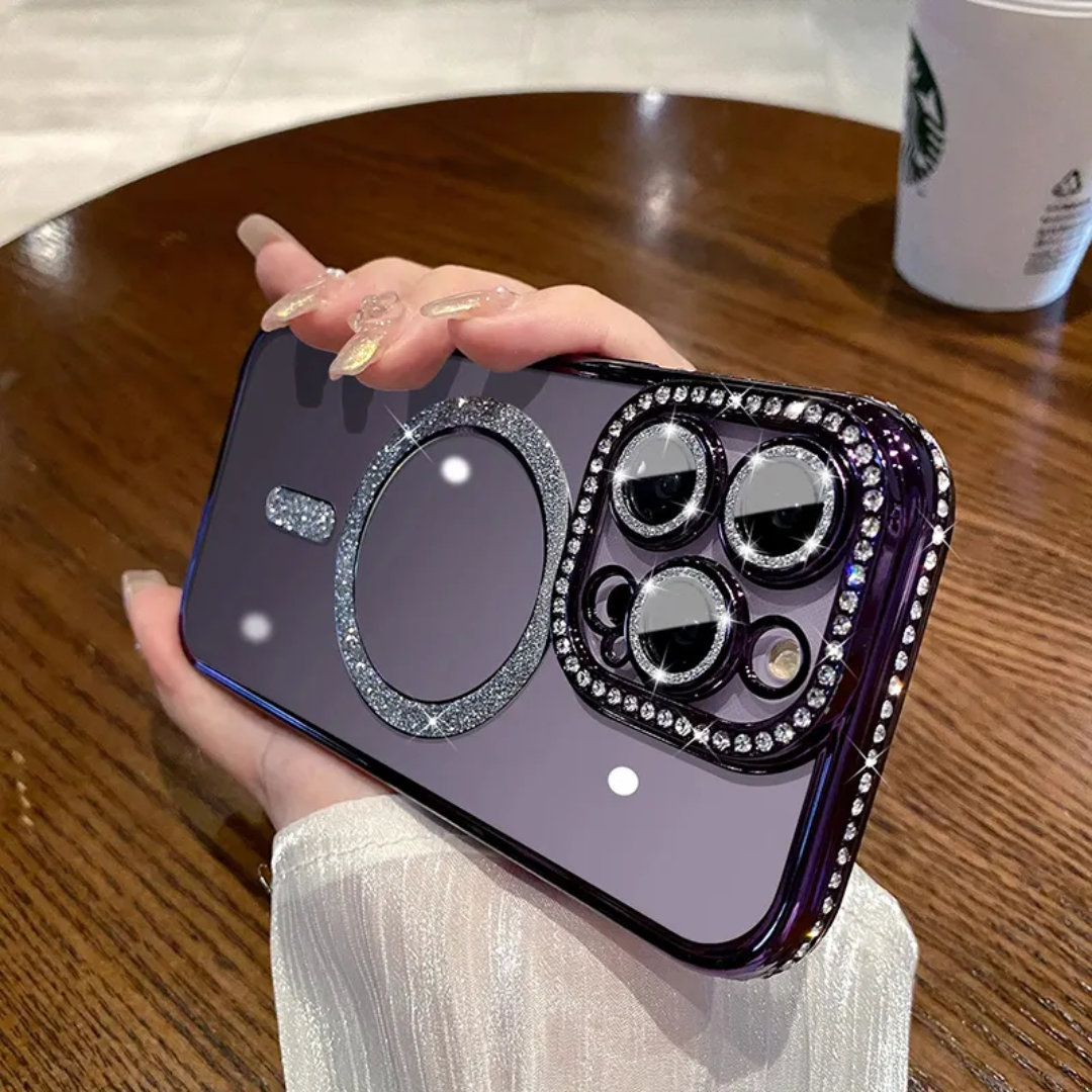 🔥 Luxury Diamond Phone Case for iPhone (11–16 Pro Max)