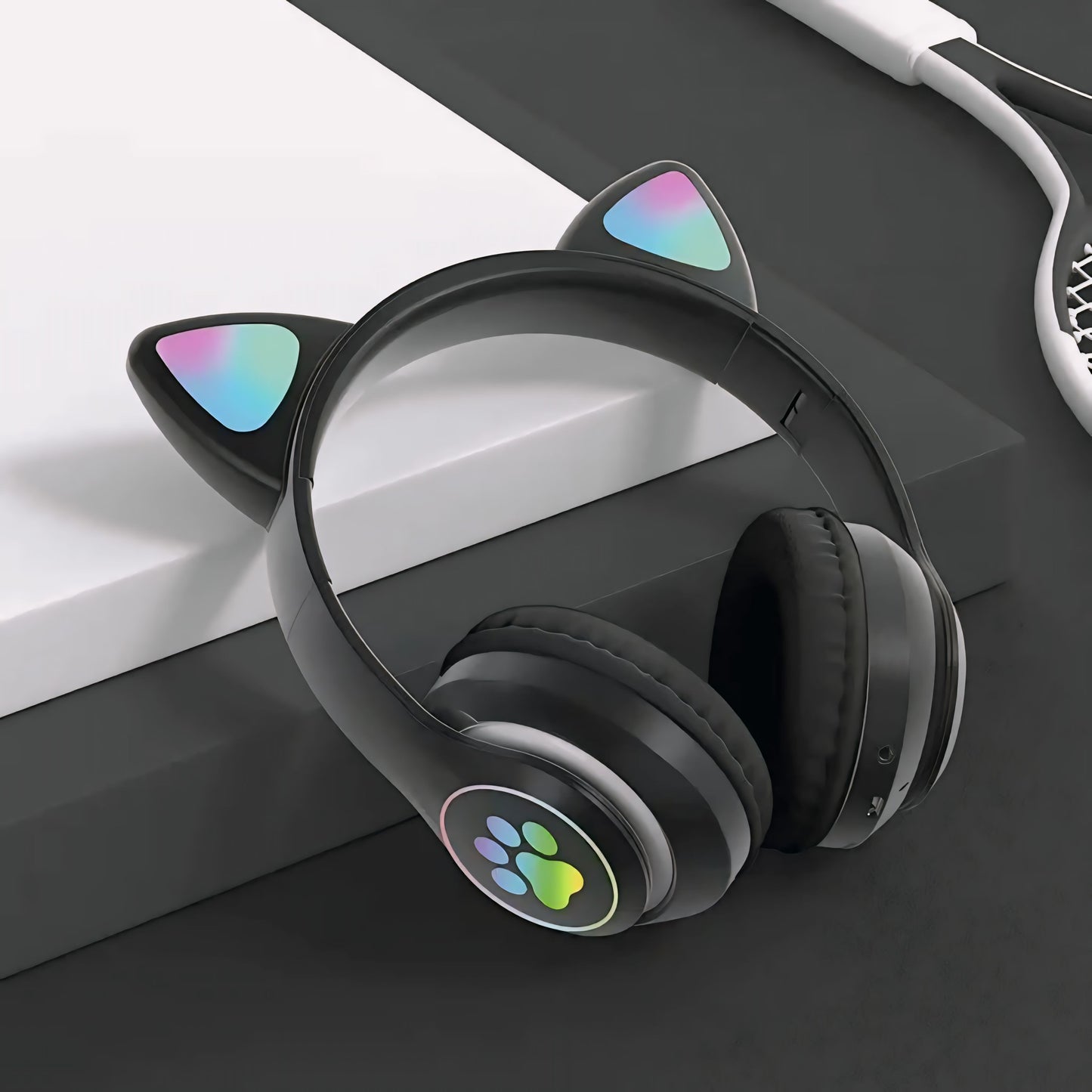 🎧💖STN-28 Glowing Cat Ear Wireless Headphones💖🎧