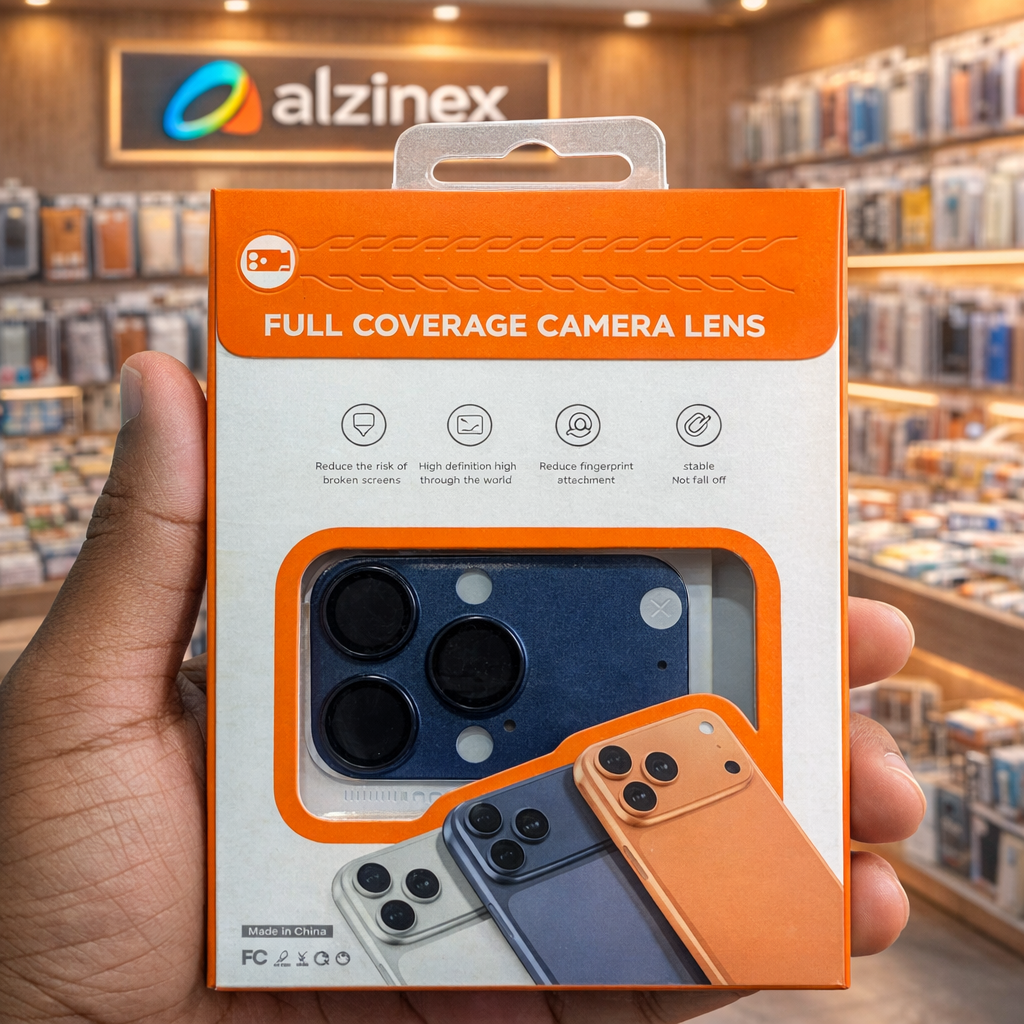 Premium Protection Stylish Look Crystal Clear Camera One-Piece Full-Coverage Camera Lens Protector