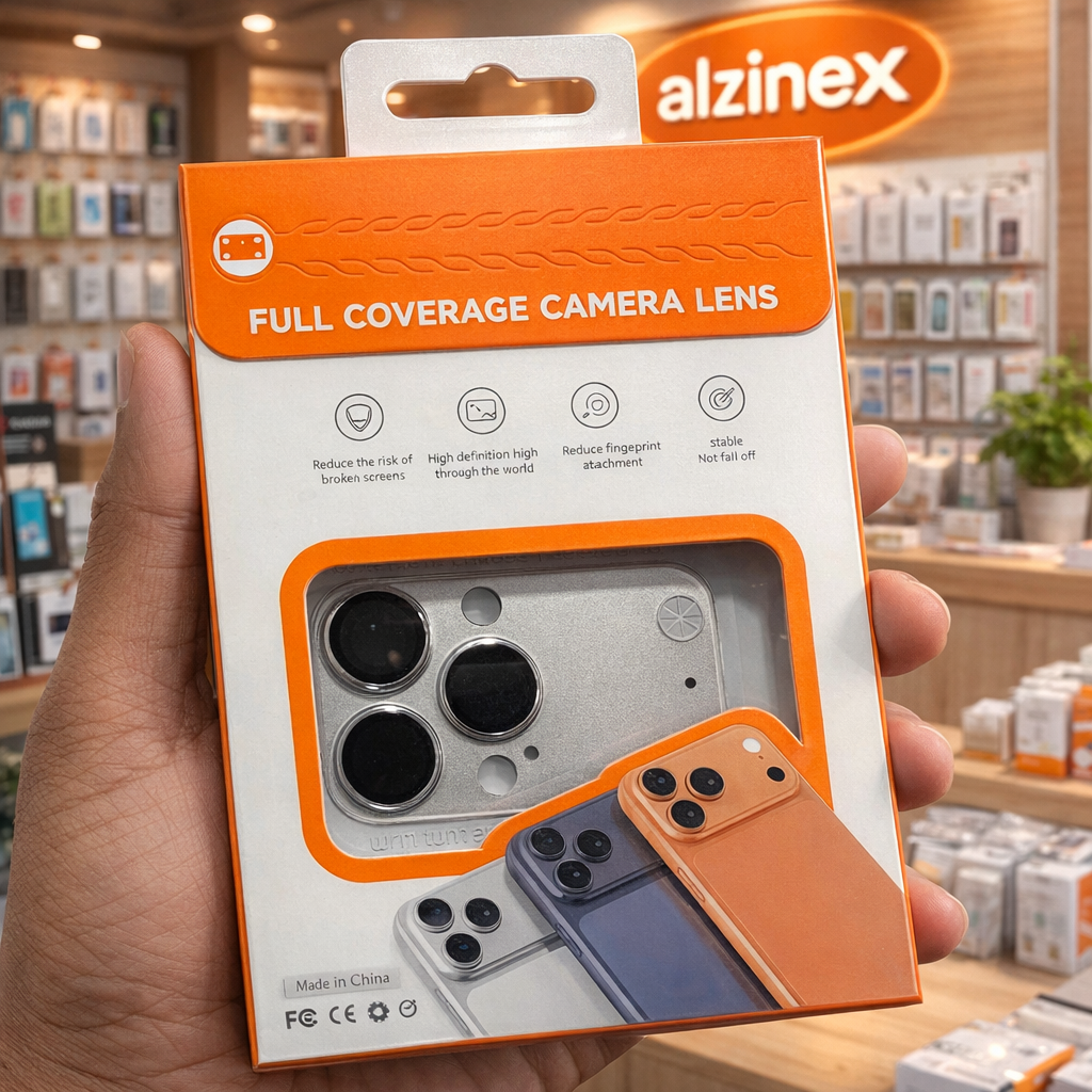 Premium Protection Stylish Look Crystal Clear Camera One-Piece Full-Coverage Camera Lens Protector