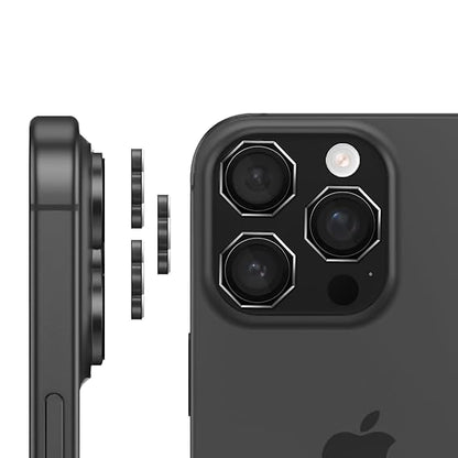 Premium Octagonal 9H Tempered Glass Camera Lens Protector for iPhone 11–17 Pro / Pro Max / Plus Precision Protection. Crystal Perfection