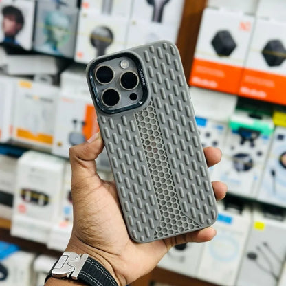 For Apple iPhone Luxury Soft Silicon Hollow Cooling Casing Cover