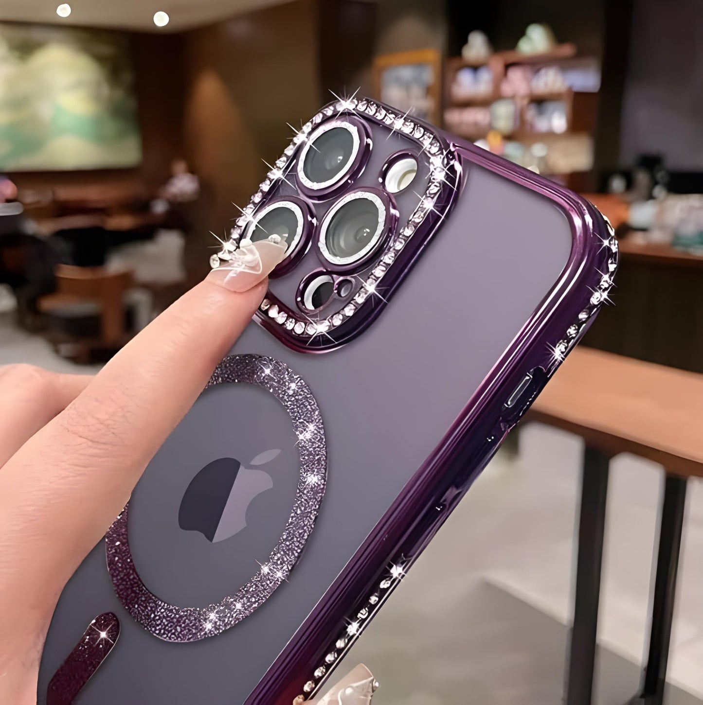 🔥 Luxury Diamond Phone Case for iPhone (11–16 Pro Max)