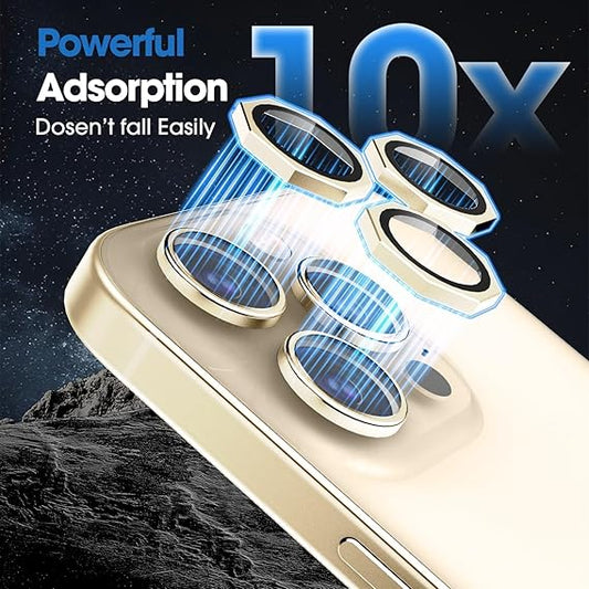 Premium Octagonal 9H Tempered Glass Camera Lens Protector for iPhone 11–17 Pro / Pro Max / Plus Precision Protection. Crystal Perfection