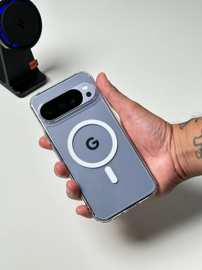 🔥Premium Transparent for Magsafe Case for Google Pixel  10,9,8,7,6 A,Pro,XL  Magnetic Acrylic Clear Ultra Slim Shockproof Cover