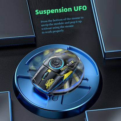 AULA H530 Wolf Spider Gaming Mouse – 2.4GHz Wireless + Wired | 4000 DPI | RGB Spinner Design | Rechargeable Esports Mouse