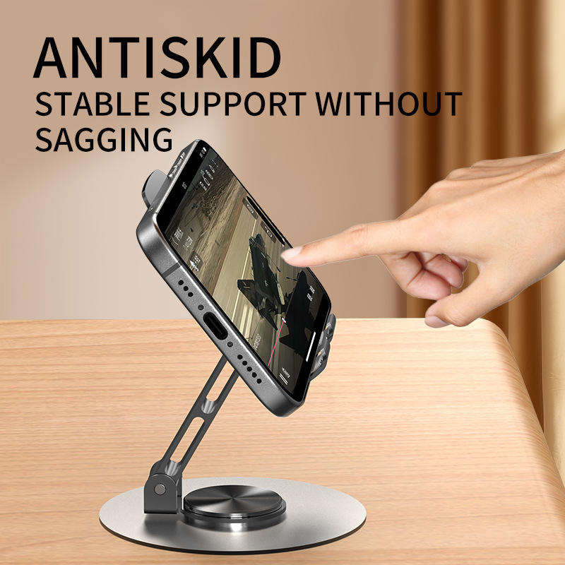 🔥 Hot Selling 360° Rotating Metal Desk Phone Holder 🔥