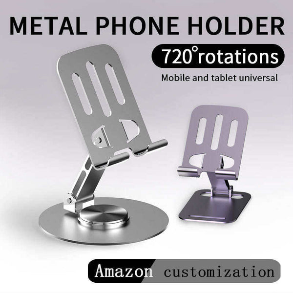 🔥 Hot Selling 360° Rotating Metal Desk Phone Holder 🔥