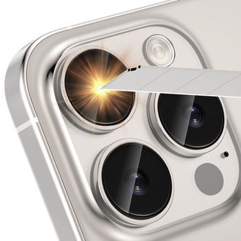 Black Diamond Glass Camera Protector | iPhone 11–16 Pro Series