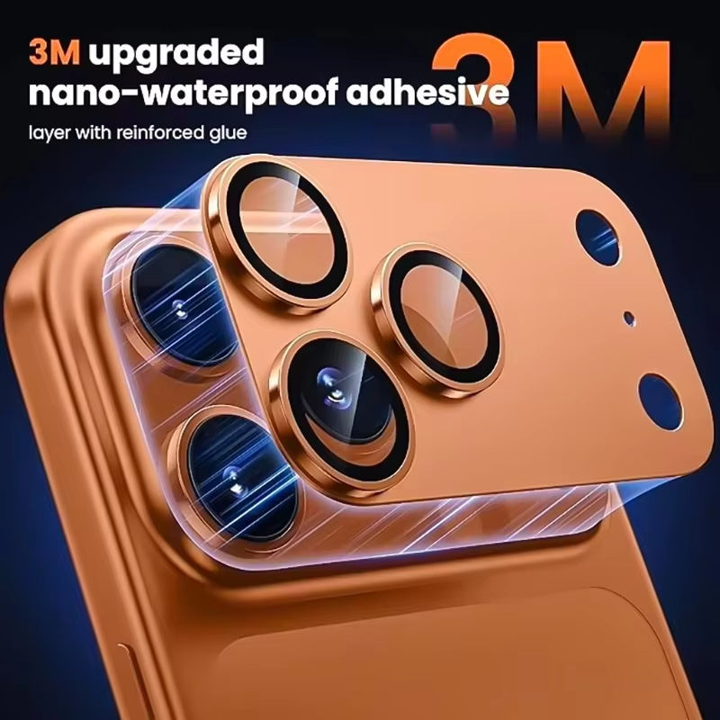 Premium Protection Stylish Look Crystal Clear Camera One-Piece Full-Coverage Camera Lens Protector