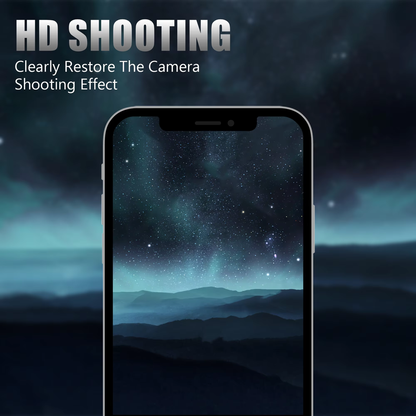 Black Diamond Glass Camera Protector | iPhone 11–16 Pro Series