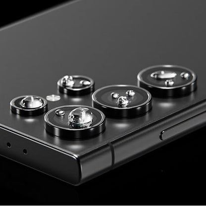 Samsung Galaxy Ultra 5G 5PCS Camera Lens Protector Rings Aluminium+Tempered Glass Scratch Resistant