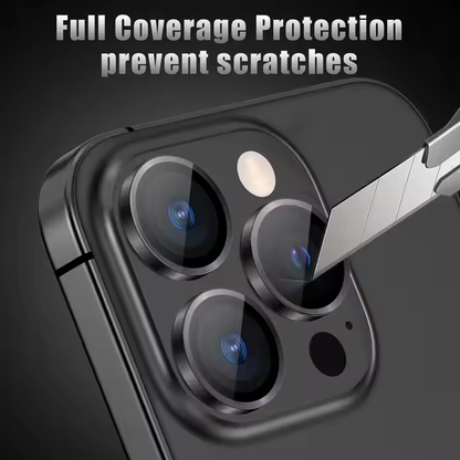 Black Diamond Glass Camera Protector | iPhone 11–16 Pro Series