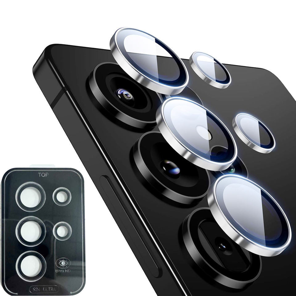 Samsung Galaxy Ultra 5G 5PCS Camera Lens Protector Rings Aluminium+Tempered Glass Scratch Resistant