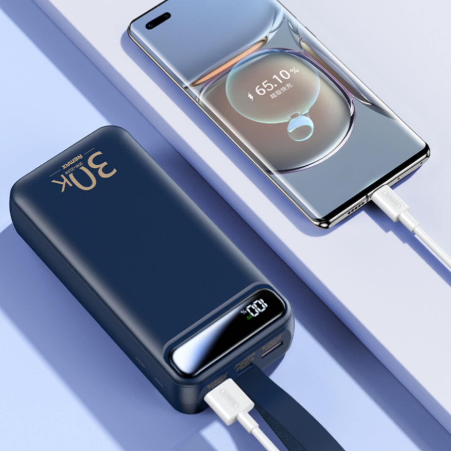 REMAX RPP-522 20W+22.5W PD+QC Powerbank 30000 Mah Portable Smart Multi-compatible Fast Charging Power Bank 30000mah  20000mah