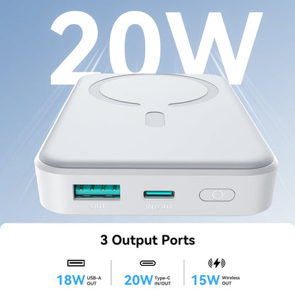 JOYROOM JR-W020 10000mah 20W Magnetic Wireless Mini Power Bank