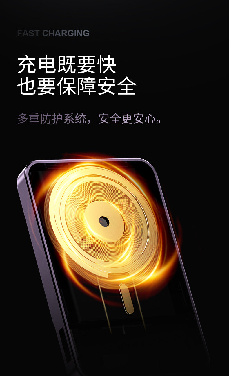 🔋 PD 22.5W Magnetic Power Bank 10000mAh ⚡ 15W Wireless Charger 📱 For iPhone 12/13/14 Series ✅