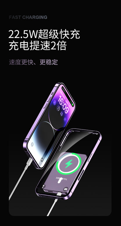 🔋 PD 22.5W Magnetic Power Bank 10000mAh ⚡ 15W Wireless Charger 📱 For iPhone 12/13/14 Series ✅