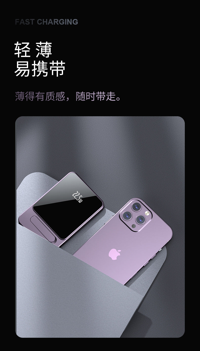 🔋 PD 22.5W Magnetic Power Bank 10000mAh ⚡ 15W Wireless Charger 📱 For iPhone 12/13/14 Series ✅