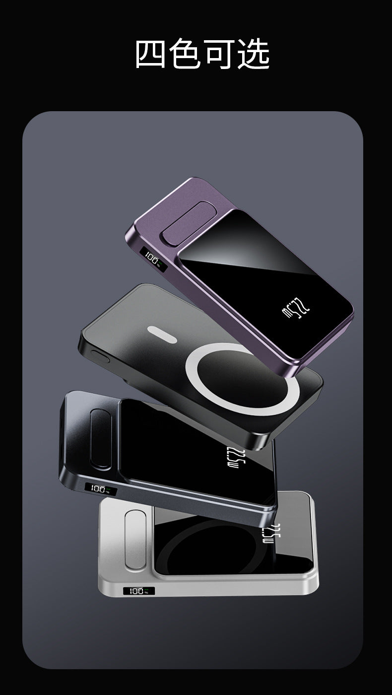 🔋 PD 22.5W Magnetic Power Bank 10000mAh ⚡ 15W Wireless Charger 📱 For iPhone 12/13/14 Series ✅