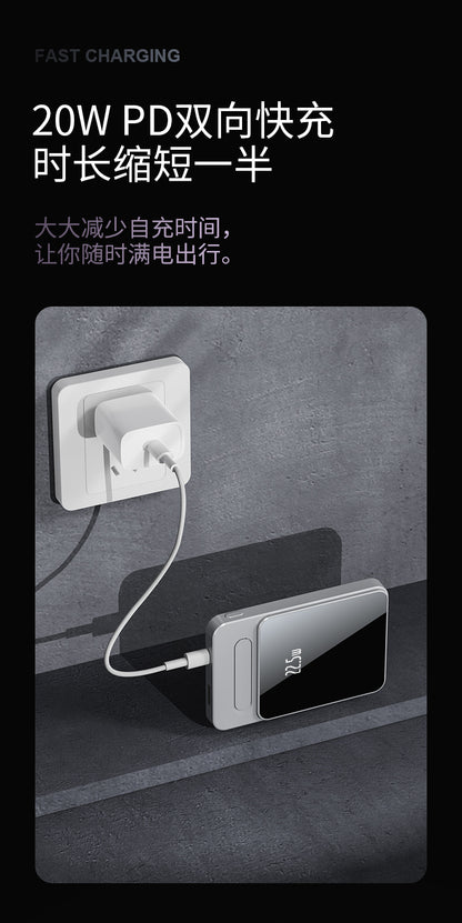 🔋 PD 22.5W Magnetic Power Bank 10000mAh ⚡ 15W Wireless Charger 📱 For iPhone 12/13/14 Series ✅