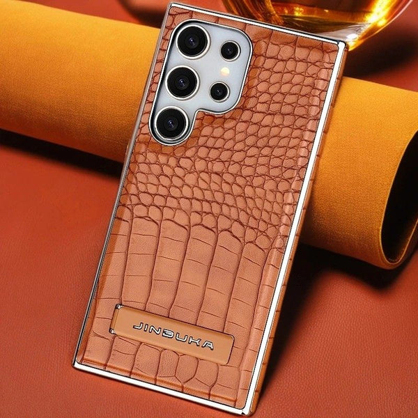 🔥Luxury Crocodile Texture Leather Phone Case for Samsung Galaxy 2026