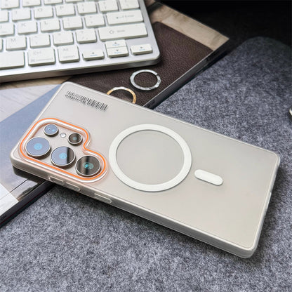 🔥 Magnetic Soft Sand Case for Galaxy S21/S25 Ultra ✨🧲