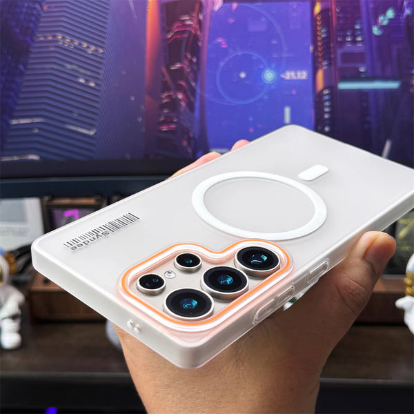 🔥 Magnetic Soft Sand Case for Galaxy S21/S25 Ultra ✨🧲