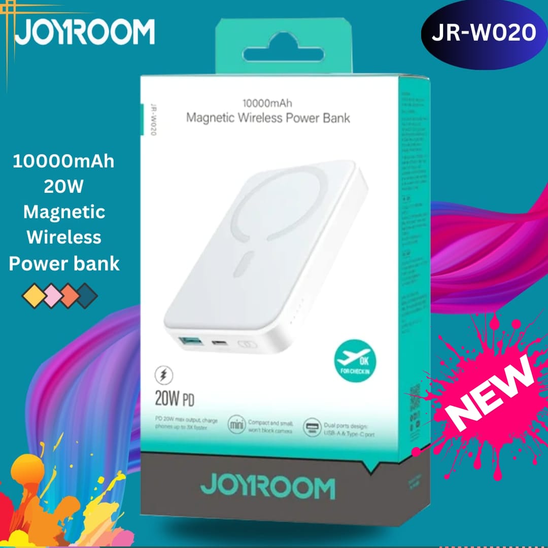 JOYROOM JR-W020 10000mah 20W Magnetic Wireless Mini Power Bank
