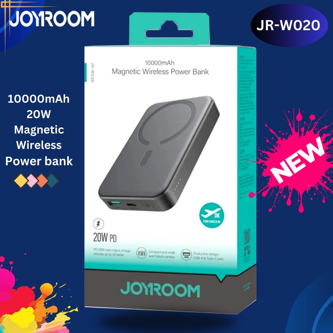 JOYROOM JR-W020 10000mah 20W Magnetic Wireless Mini Power Bank
