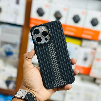 For Apple iPhone Luxury Soft Silicon Hollow Cooling Casing Cover