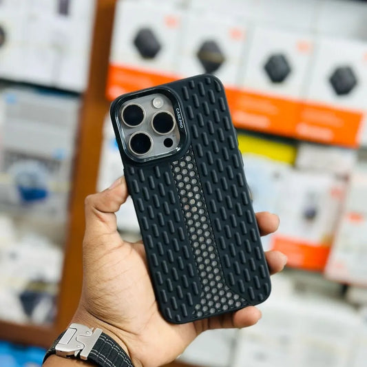 For Apple iPhone Luxury Soft Silicon Hollow Cooling Casing Cover