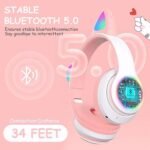 🎧💖STN-28 Glowing Cat Ear Wireless Headphones💖🎧 - Image 7