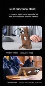 Luxury Crocodile Texture Leather Phone Case for iPhone 2026 - Image 3