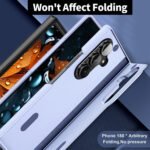Fashion Cover for Samsung Zfold 3,4,5,6,7 Phone Case Folding FOLD3,4,5,6,7 PC Flip Stand 5G Anti Drop Protective Phone Case - Image 6