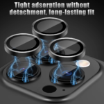 Black Diamond Glass Camera Protector | iPhone 11–16 Pro Series - Image 2