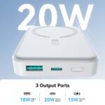JOYROOM JR-W020 10000mah 20W Magnetic Wireless Mini Power Bank - Image 3