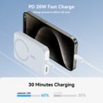 JOYROOM JR-W020 10000mah 20W Magnetic Wireless Mini Power Bank - Image 5