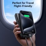 JOYROOM JR-PBF19 22.5W digital display with dual cable Powerbank 10000mAh - black - Image 2