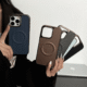 Luxury Magnetic Leather Case for iPhone (All Models) - Image 2
